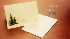 Holiday Card - Green your giving