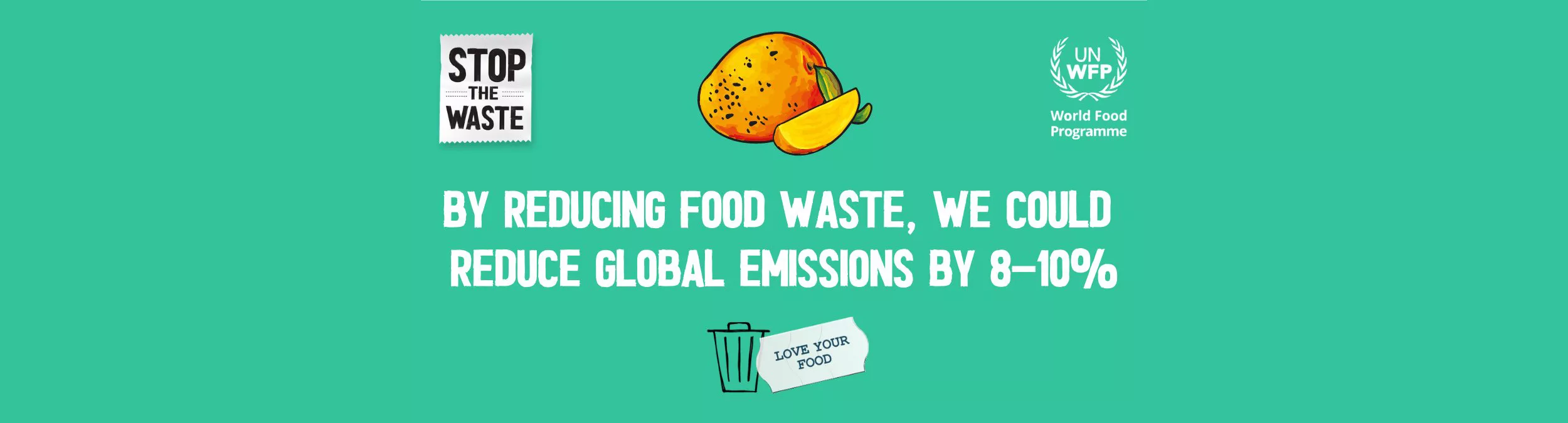 by reducing food waste, we could reduce global emissions by 8-10%