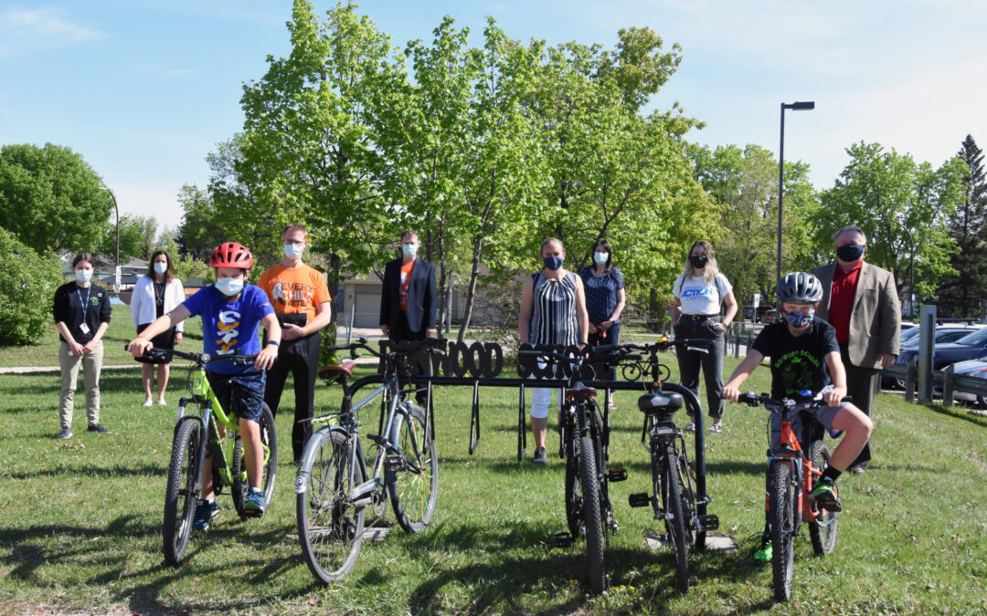 Pilot Project for Bike Racks at Winnipeg Schools!