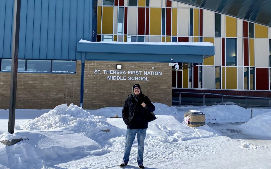 Pathfinders Connect With Students at St. Theresa First Nation Middle School