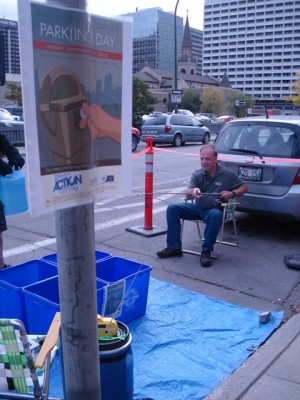 PARK(ing) Day 2012 Brian Barkely CJOB