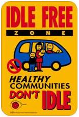 ecoDriving - Idle Free Sign